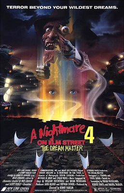 Poster for A Nightmare on Elm Street 4: The Dream Master